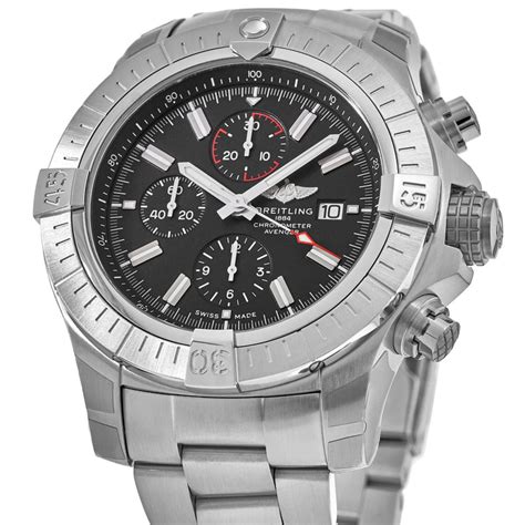 breitling super avenger black dial|Breitling Super Avenger .